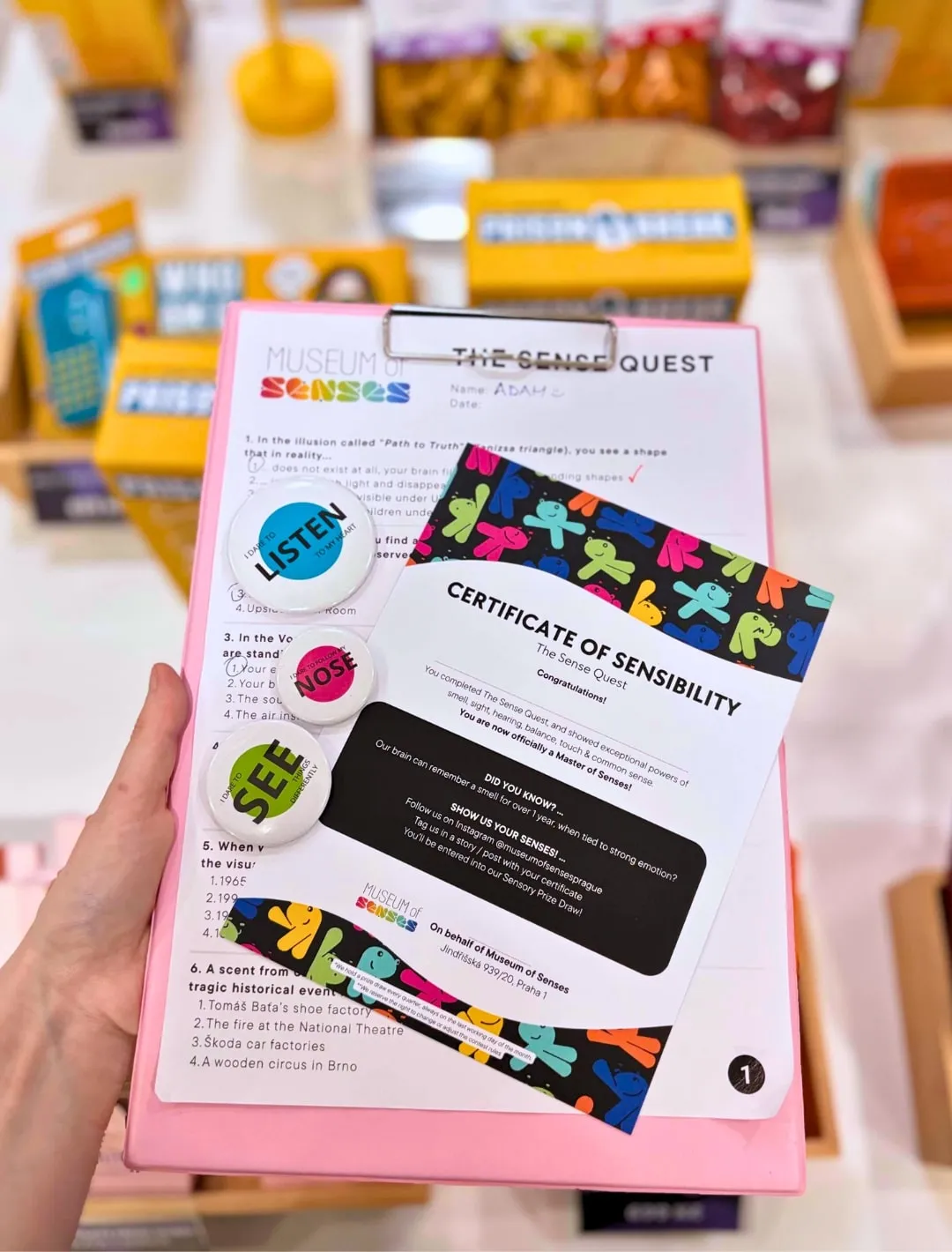 VR Kit experience - virtual reality adventure at Museum of Senses