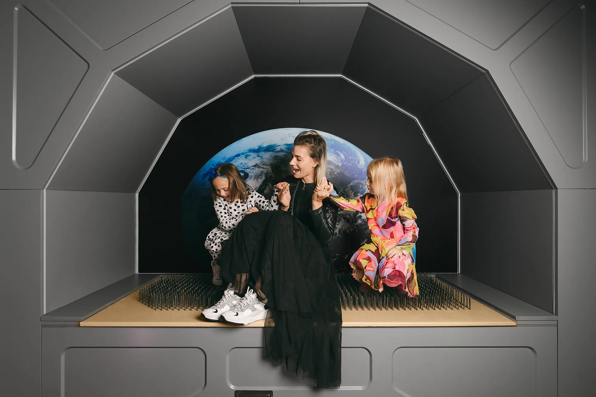 Interactive hearing experience at Museum of Senses