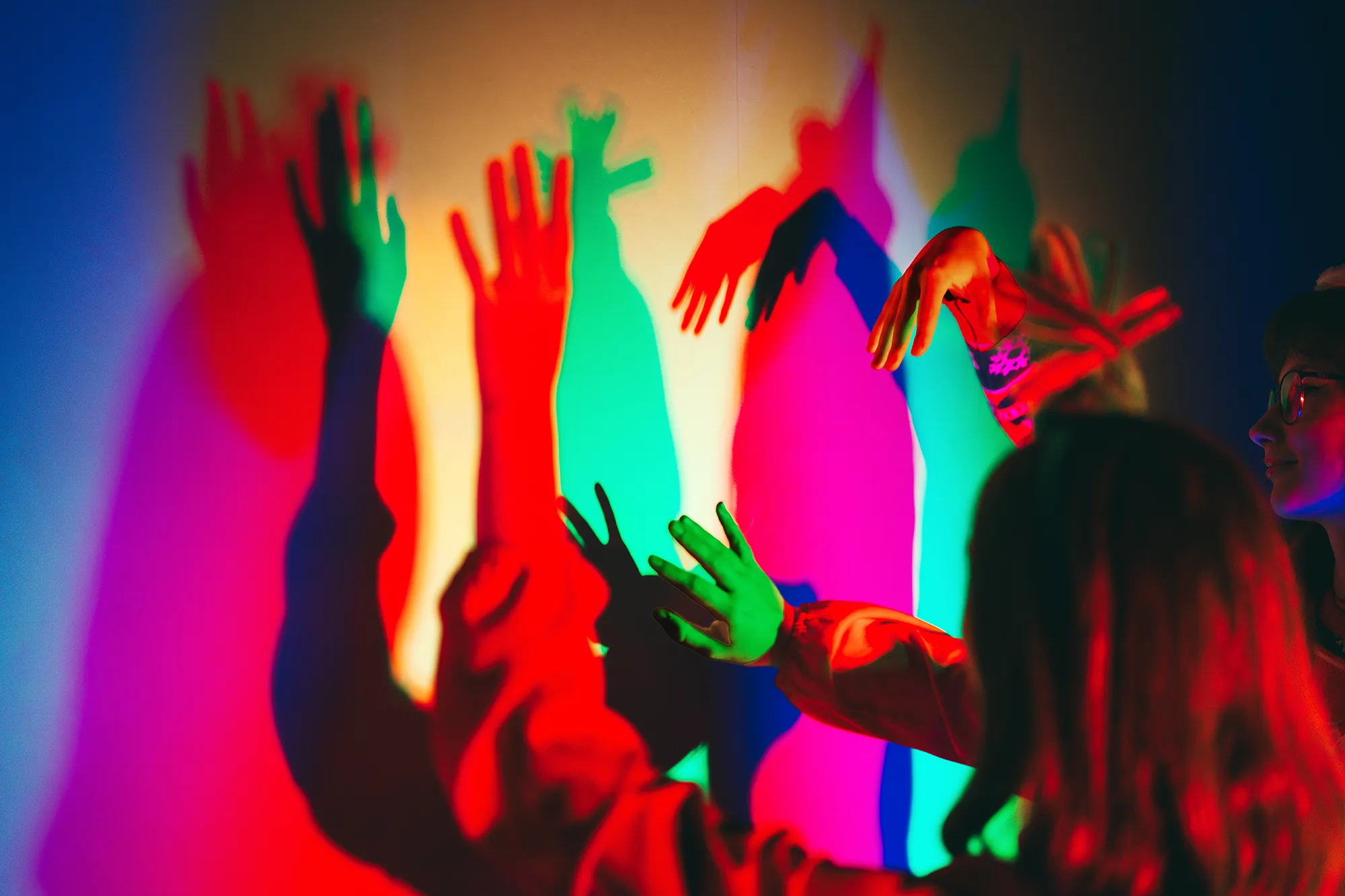 Interactive sight experience at Museum of Senses